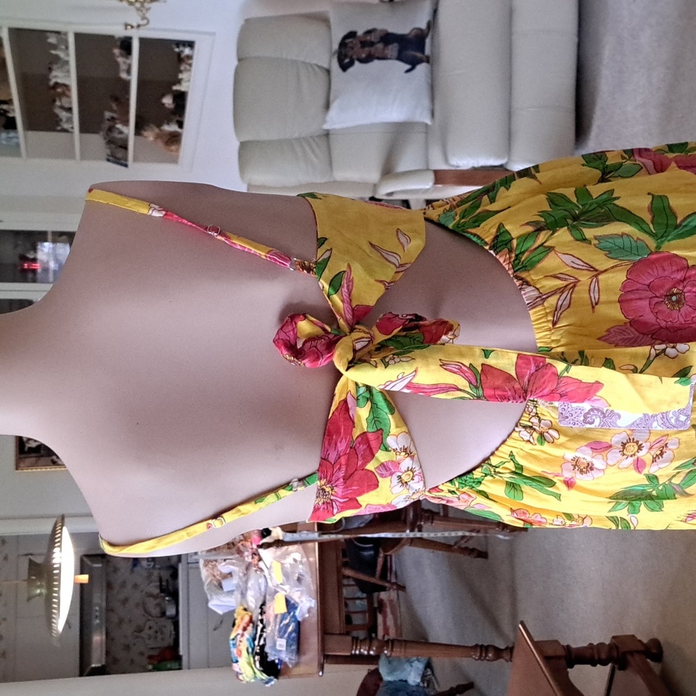 🗽Band Of The Free Lined Boho Dress XS-S - Picture 4 of 7